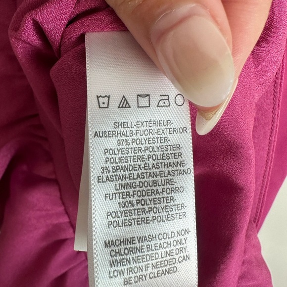 NWT Dress The Population Mira Cocktail Dress in Hibiscus Hot Pink Size XXL - Picture 7 of 7